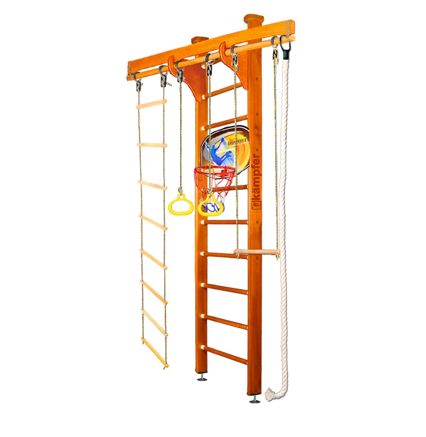 Шведская стенка Kampfer Wooden Ladder Ceiling Basketball Shield (№3 Классический Стандарт)