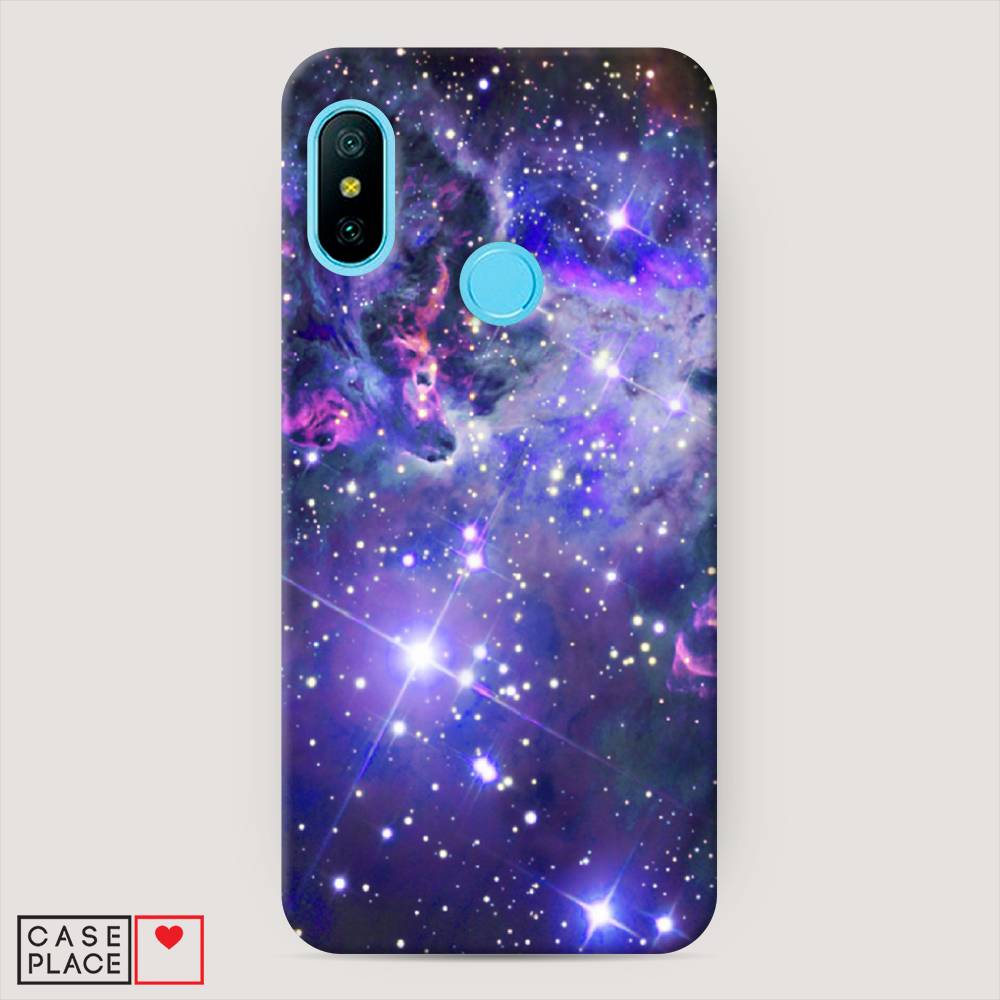 

Пластиковый чехол "Яркая галактика" на Xiaomi Redmi 6 Plus, 33920-3