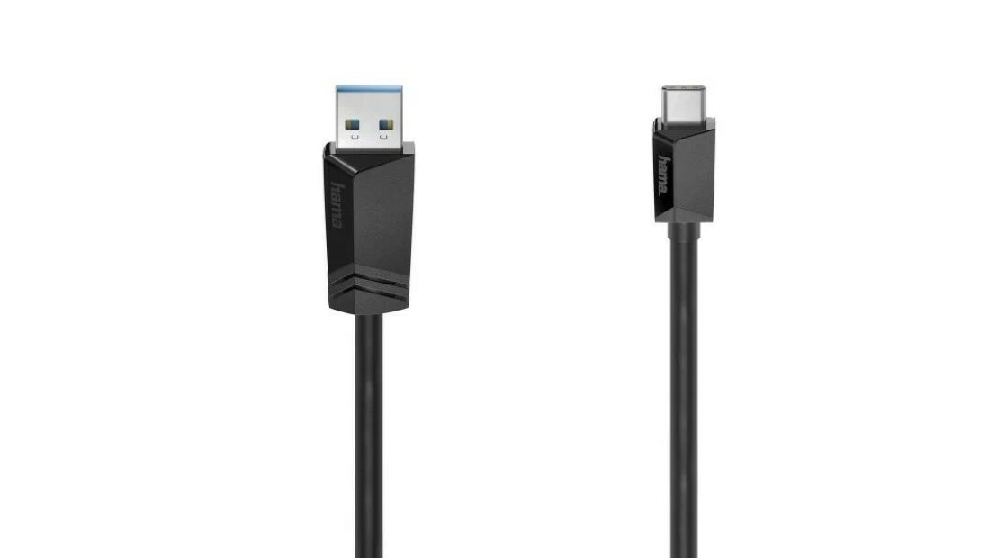 фото Кабель hama h-200651 00200651 usb (m)-usb type-c (m) 0.75м черный