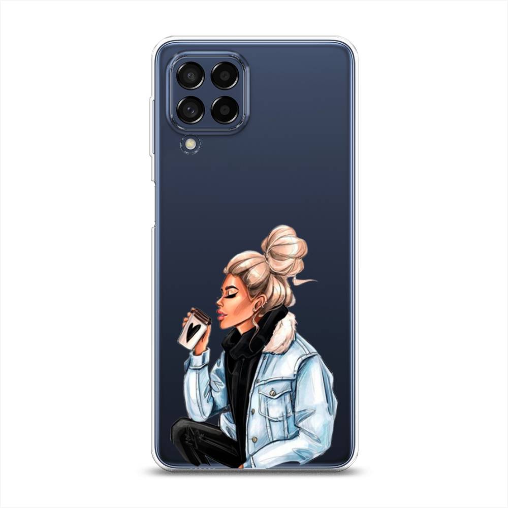 фото Силиконовый чехол "cute girl" на samsung galaxy m53 awog