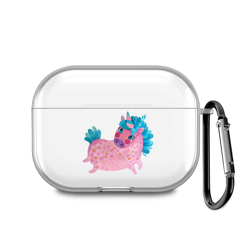 

Чехол для наушников AirPods Pro 2 "Бирюзовый единорожка", AIPC-440-9E-1