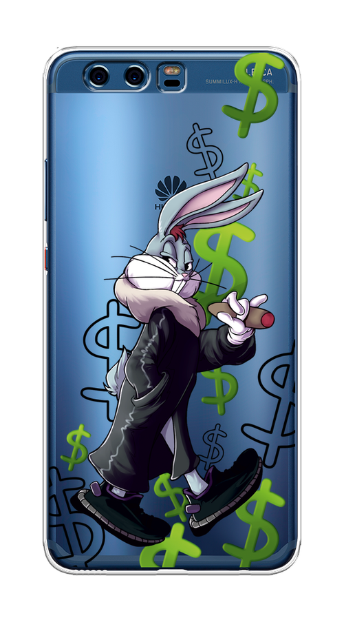 

Чехол на Huawei P10 Plus "Rich Bugs Bunny", Зеленый;черный;голубой, 62350-6