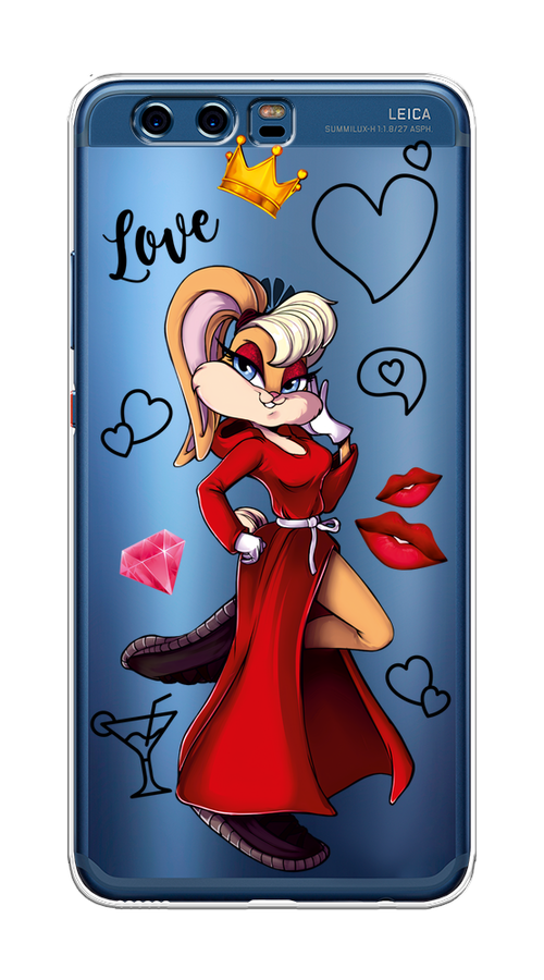 

Чехол на Huawei P10 Plus "Rich Lola Bunny", Красный;бежевый;оранжевый, 62350-6