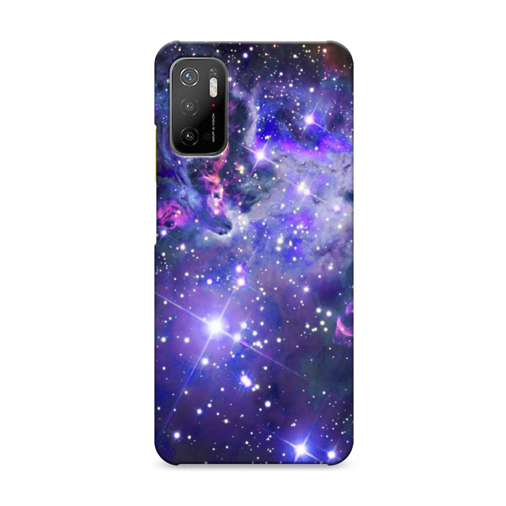 

Пластиковый чехол "Яркая галактика" на Xiaomi Poco M3 Pro, 311020-3