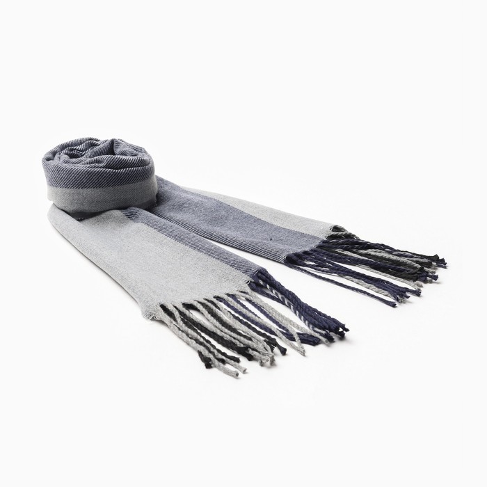 Шарф мужской Rossini 10082784 серый 31х170 см