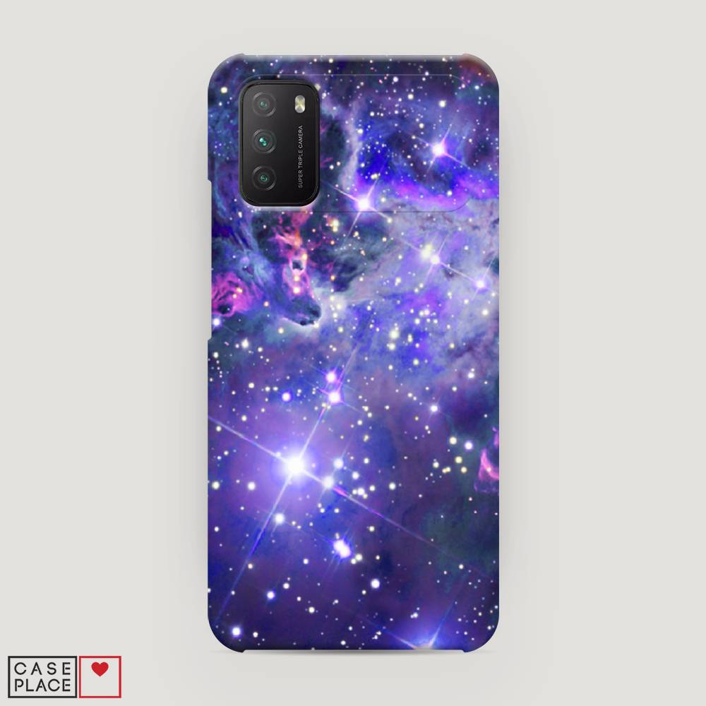 

Пластиковый чехол "Яркая галактика" на Xiaomi Poco M3, 39520-3