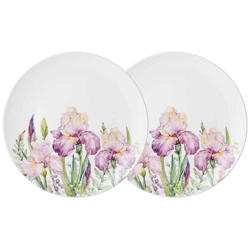 

Набор из 2 штук Тарелка обеденная Lefard Irises 27см, фарфор, белый (410-147_)