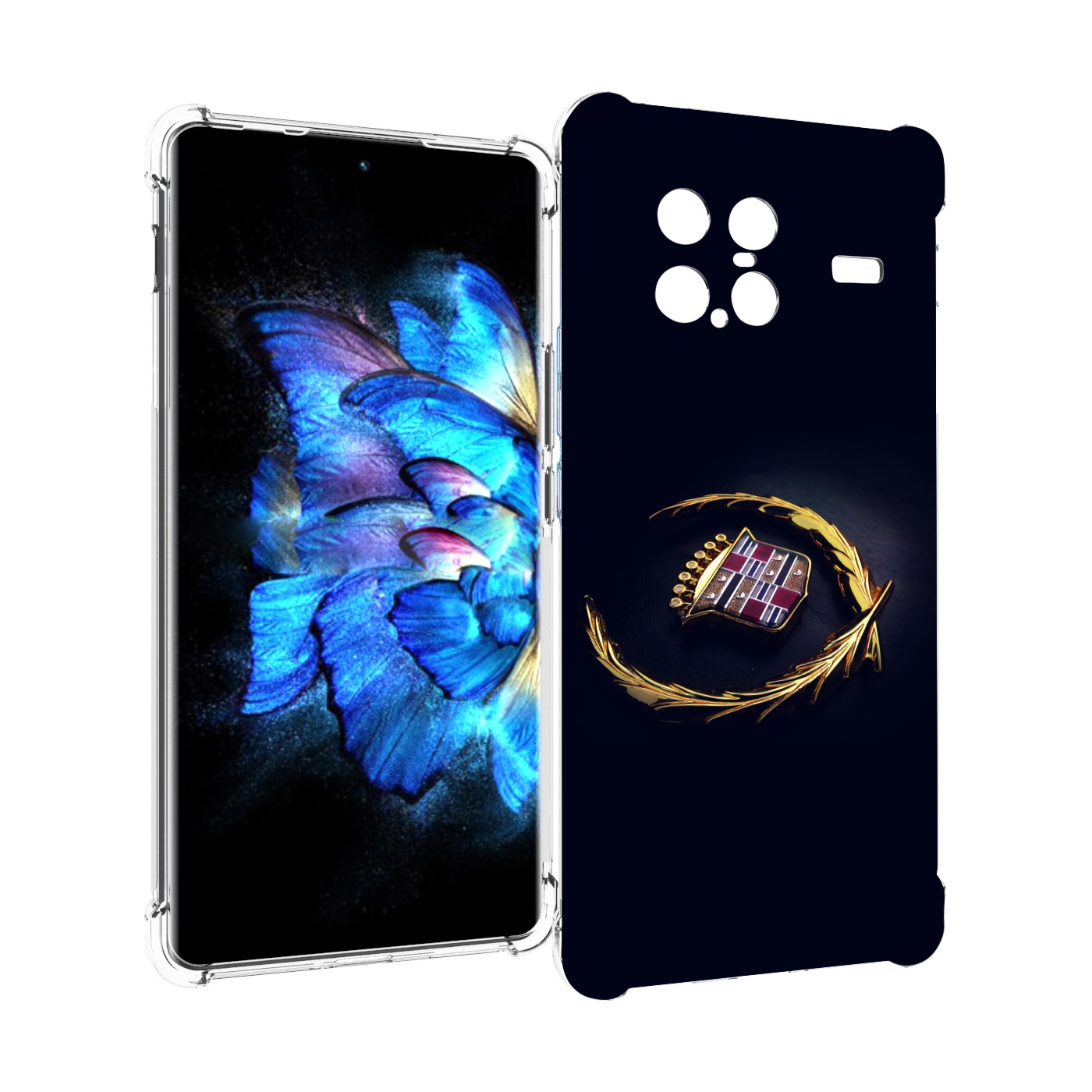 

Чехол MyPads cadillac 2 для Vivo X Note 5G, Прозрачный, Tocco