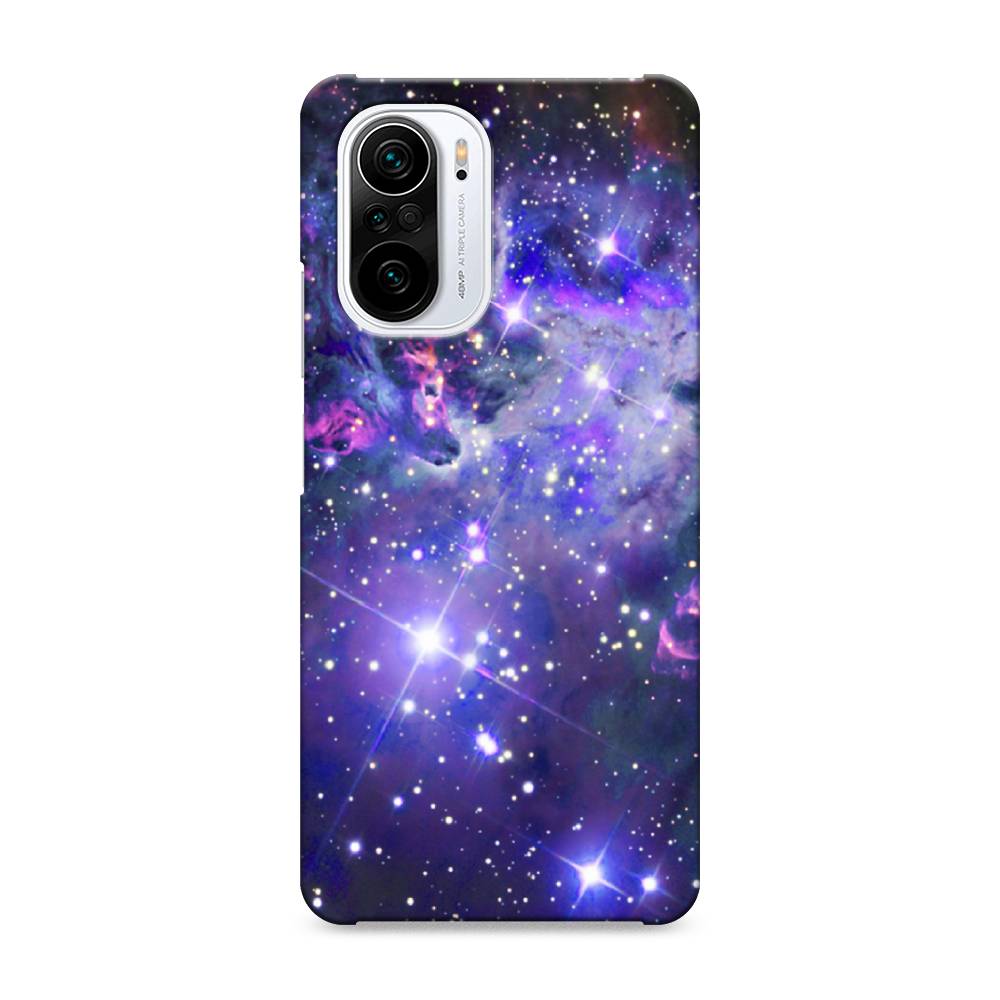 

Пластиковый чехол "Яркая галактика" на Xiaomi Poco F3, 310120-3