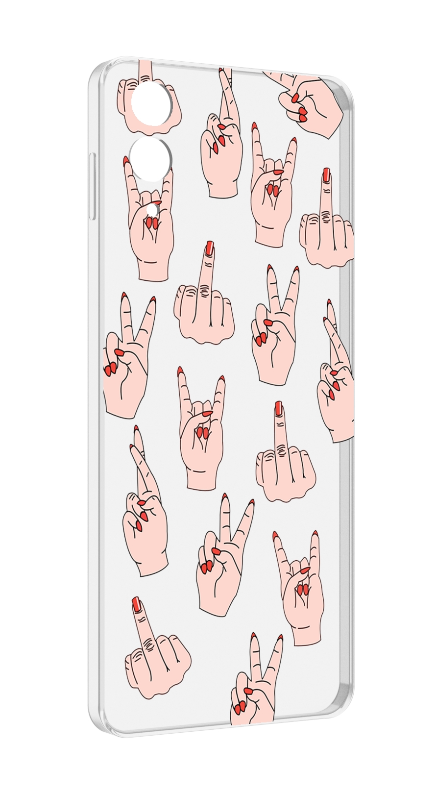 

Чехол MyPads разные-ручки для Samsung Galaxy Z Flip 4 (SM-F721), Прозрачный, Tocco