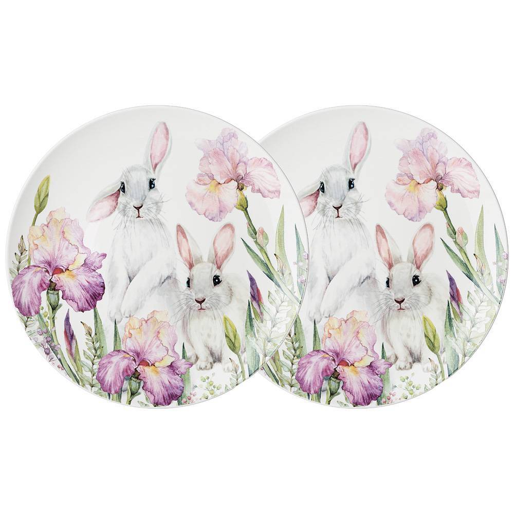 

Набор из 2 штук Тарелка обеденная Lefard Irises 27см, фарфор, белый (410-145_)