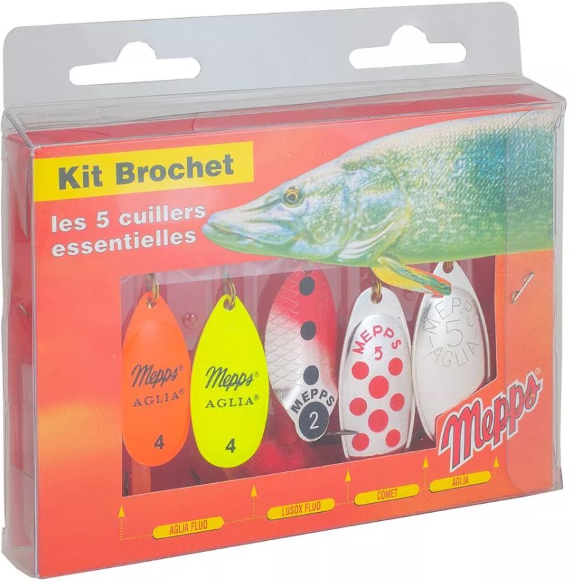 

Набор приманок Mepps Aglia Kit Brochet, Aglia Kit Brochet