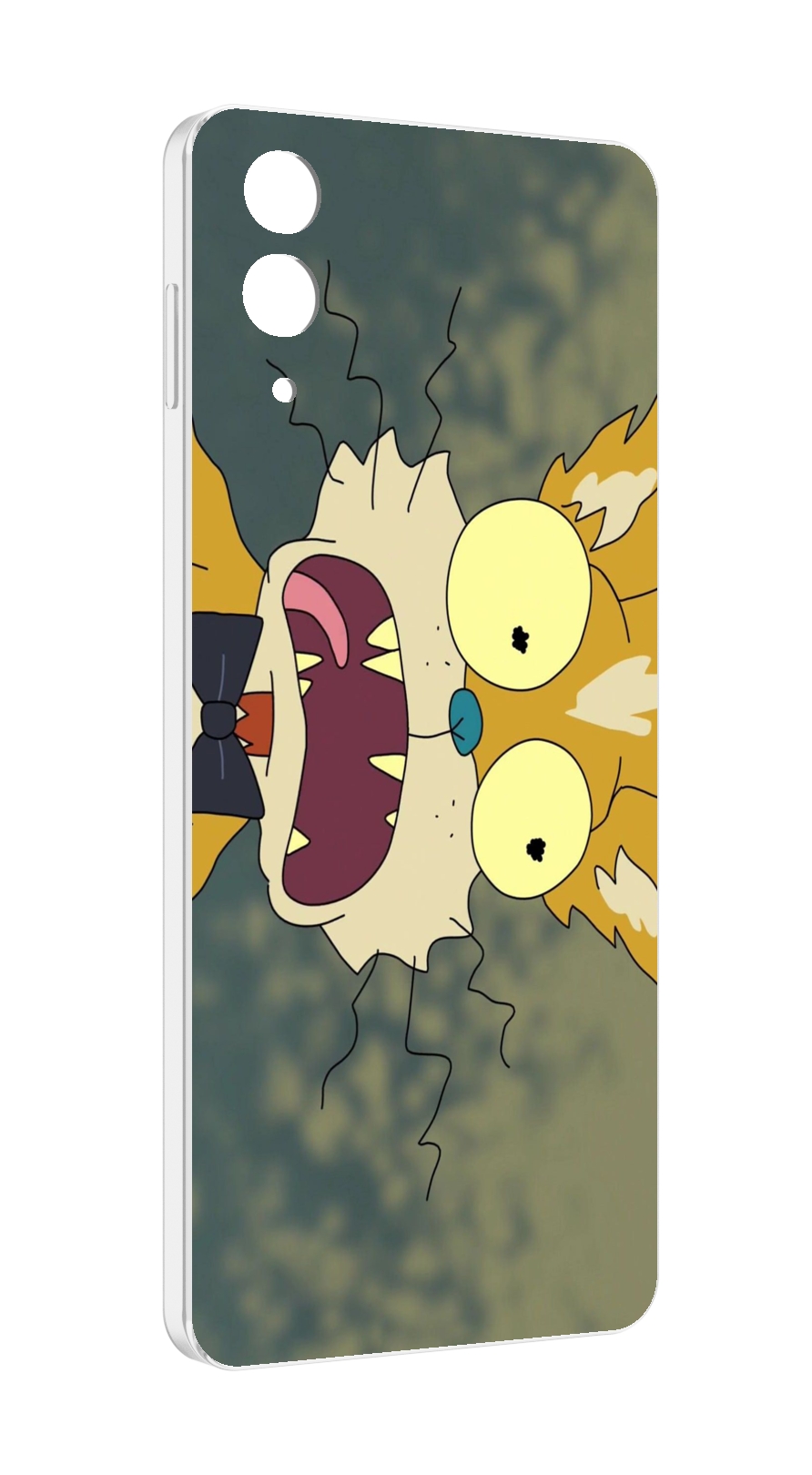 

Чехол MyPads пугливый кот для Samsung Galaxy Z Flip 4 (SM-F721), Прозрачный, Tocco