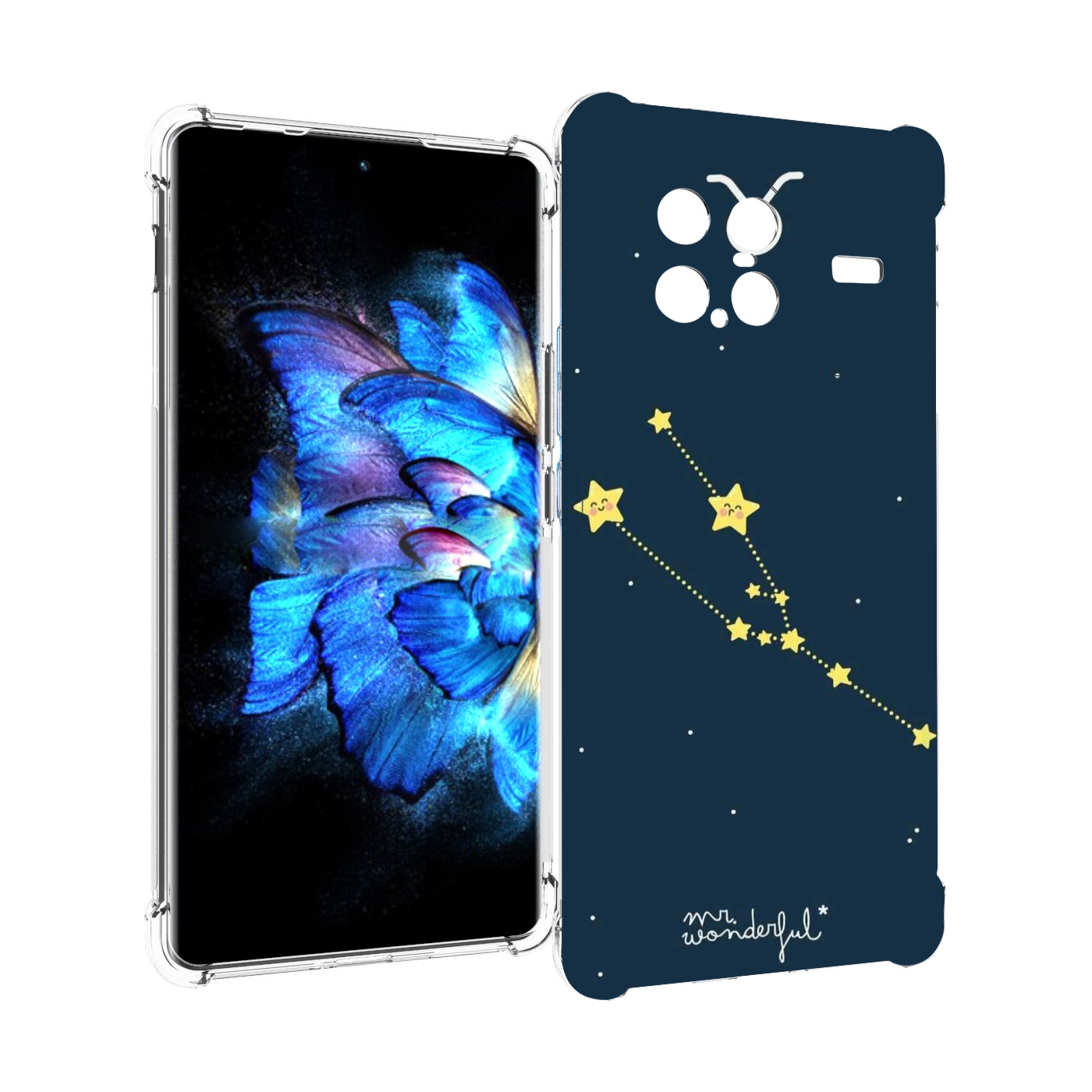 

Чехол MyPads знак-зодиака-телец-4 для Vivo X Note 5G, Прозрачный, Tocco