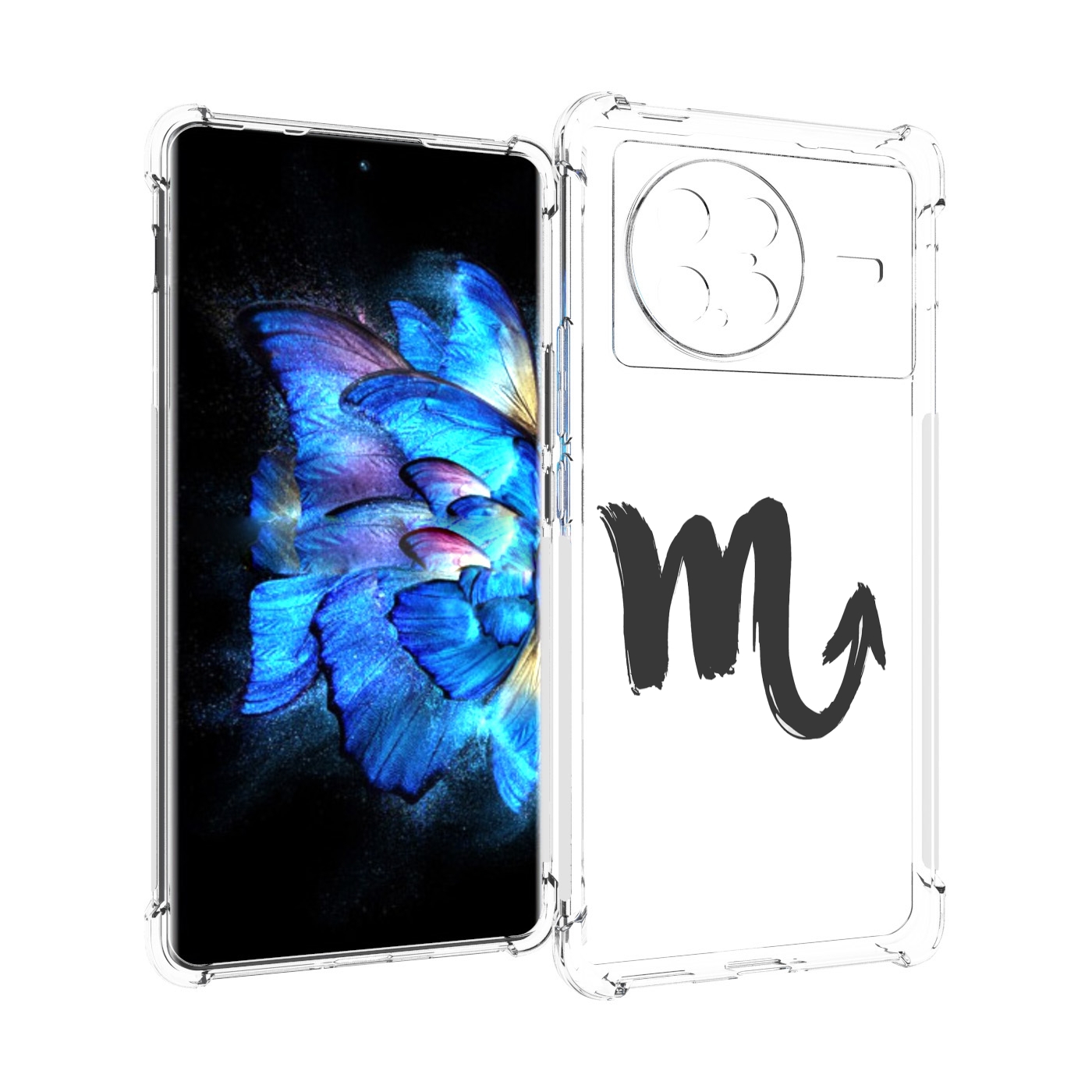 

Чехол MyPads знак-зодиака-скорпион-7 для Vivo X Note 5G, Прозрачный, Tocco