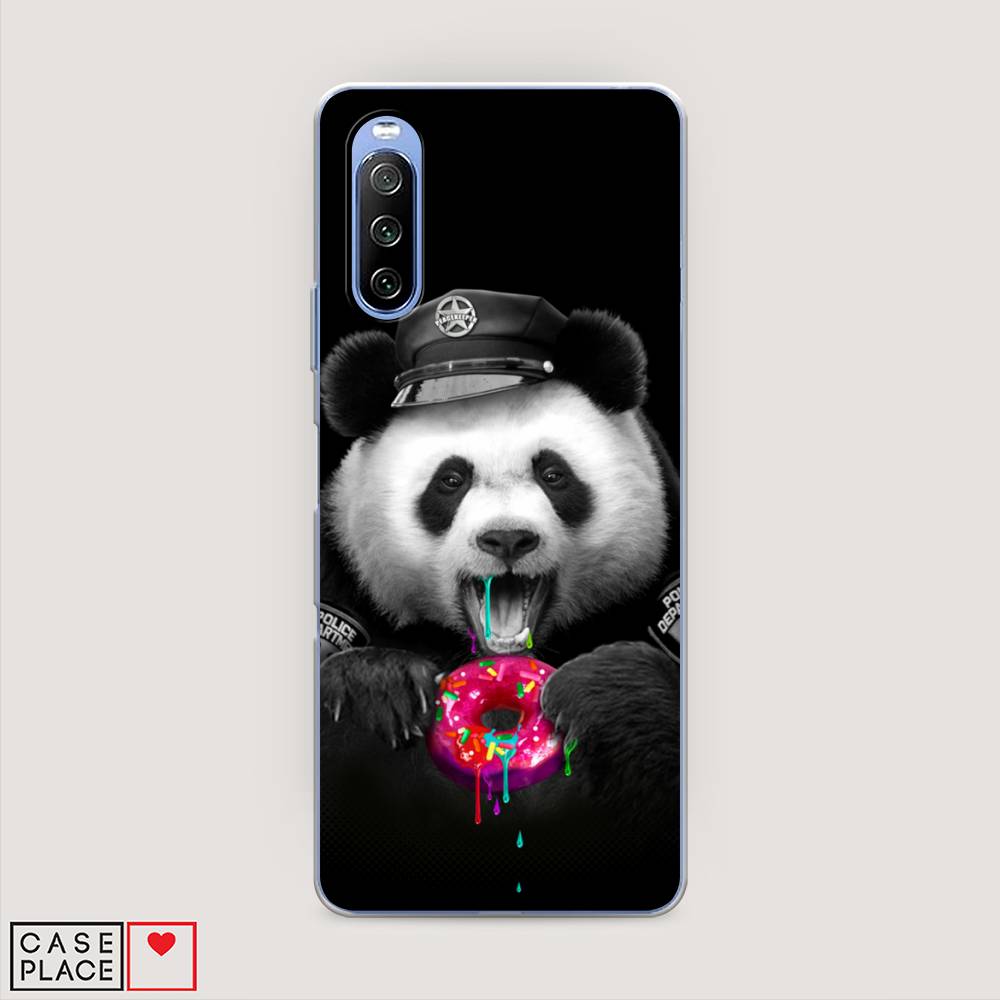 

Чехол Awog на Sony Xperia 10 III "Панда police", Разноцветный, 54950-2