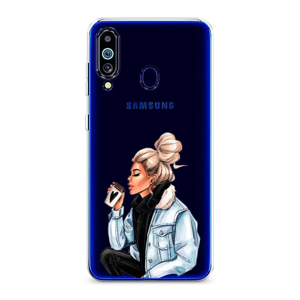 

Чехол Awog на Samsung Galaxy M40/A60 "Cute girl", Разноцветный, 28750-7