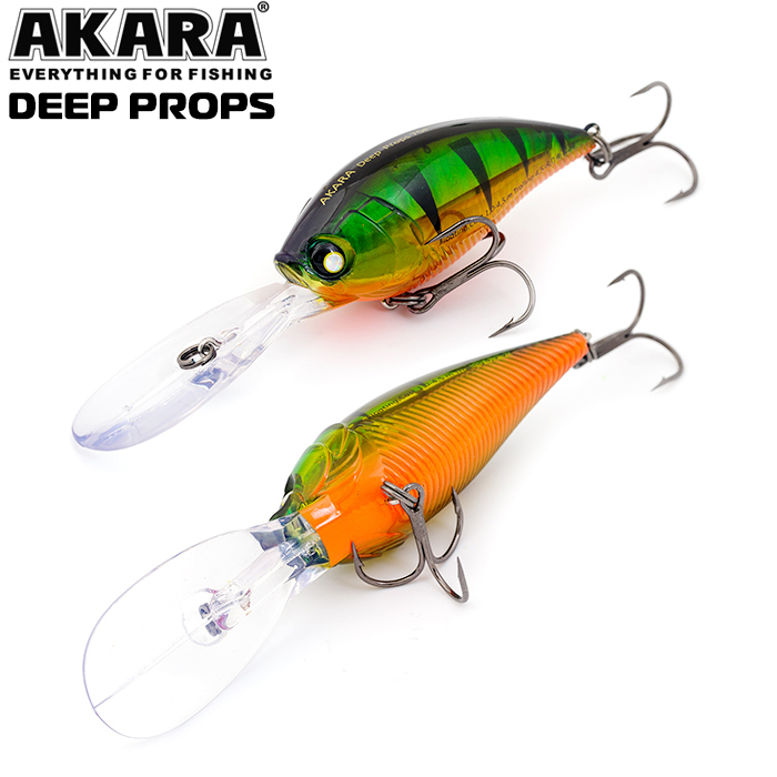

Воблер Akara Deep Props 70F 23 гр 4/5 oz 2,8 in A49, Разноцветный, Deep Props