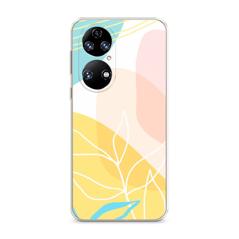 

Чехол Awog на Huawei P50 "Летнее настроение", Желтый;голубой;розовый, 6104950-10