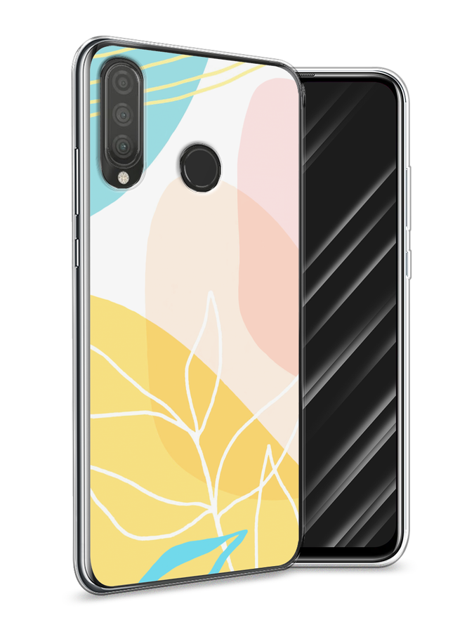 

Чехол Awog на Huawei P30 Lite "Летнее настроение", Желтый;голубой;розовый, 67950-10