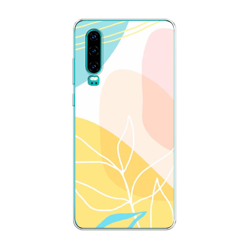 

Чехол Awog на Huawei P30 "Летнее настроение", Желтый;голубой;розовый, 68550-10