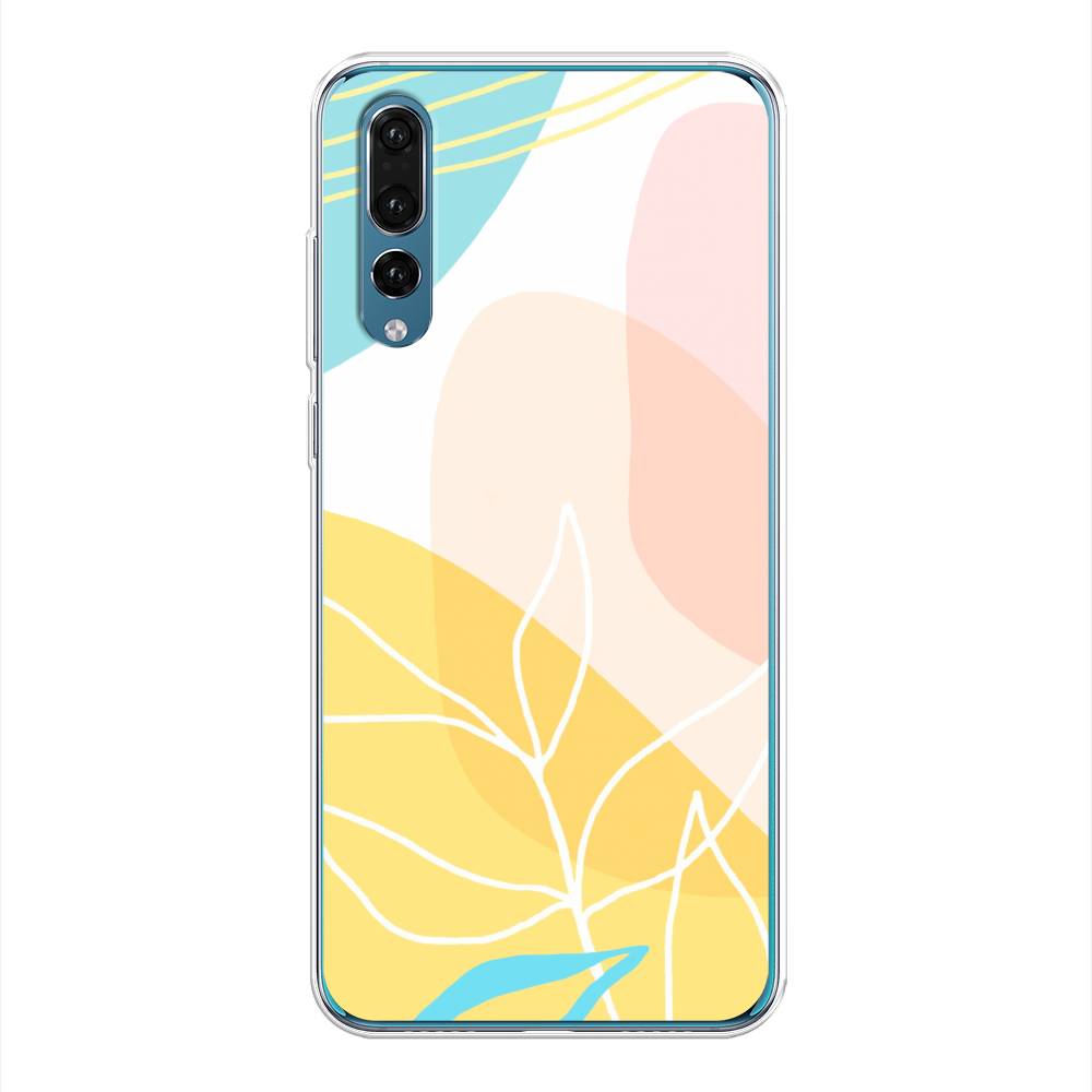 

Чехол Awog на Huawei P20 Pro "Летнее настроение", Желтый;голубой;розовый, 65050-10