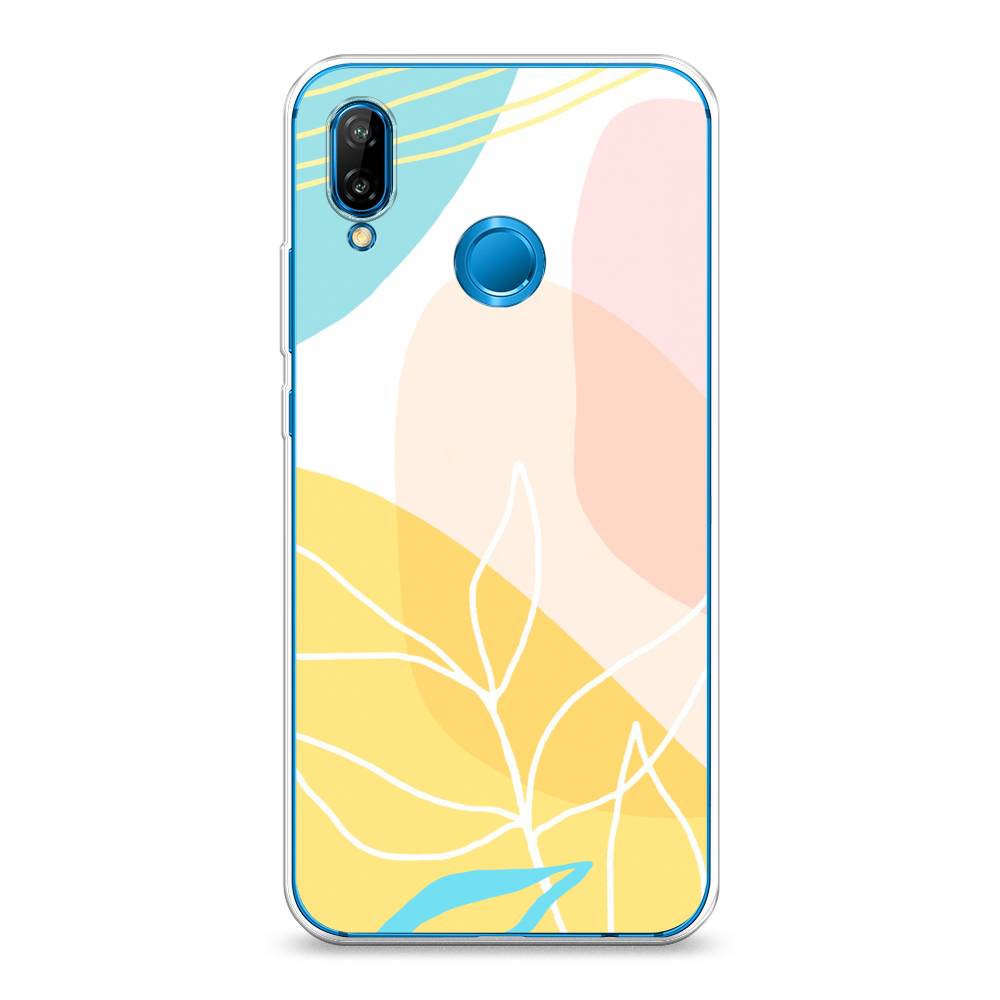 

Чехол Awog на Huawei P20 Lite "Летнее настроение", Желтый;голубой;розовый, 64450-10