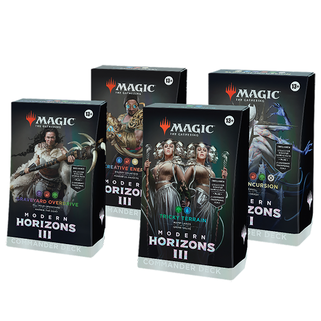 Комплект из 4 командирских колод Magic The Gathering Modern Horizons 3 Collector's edition