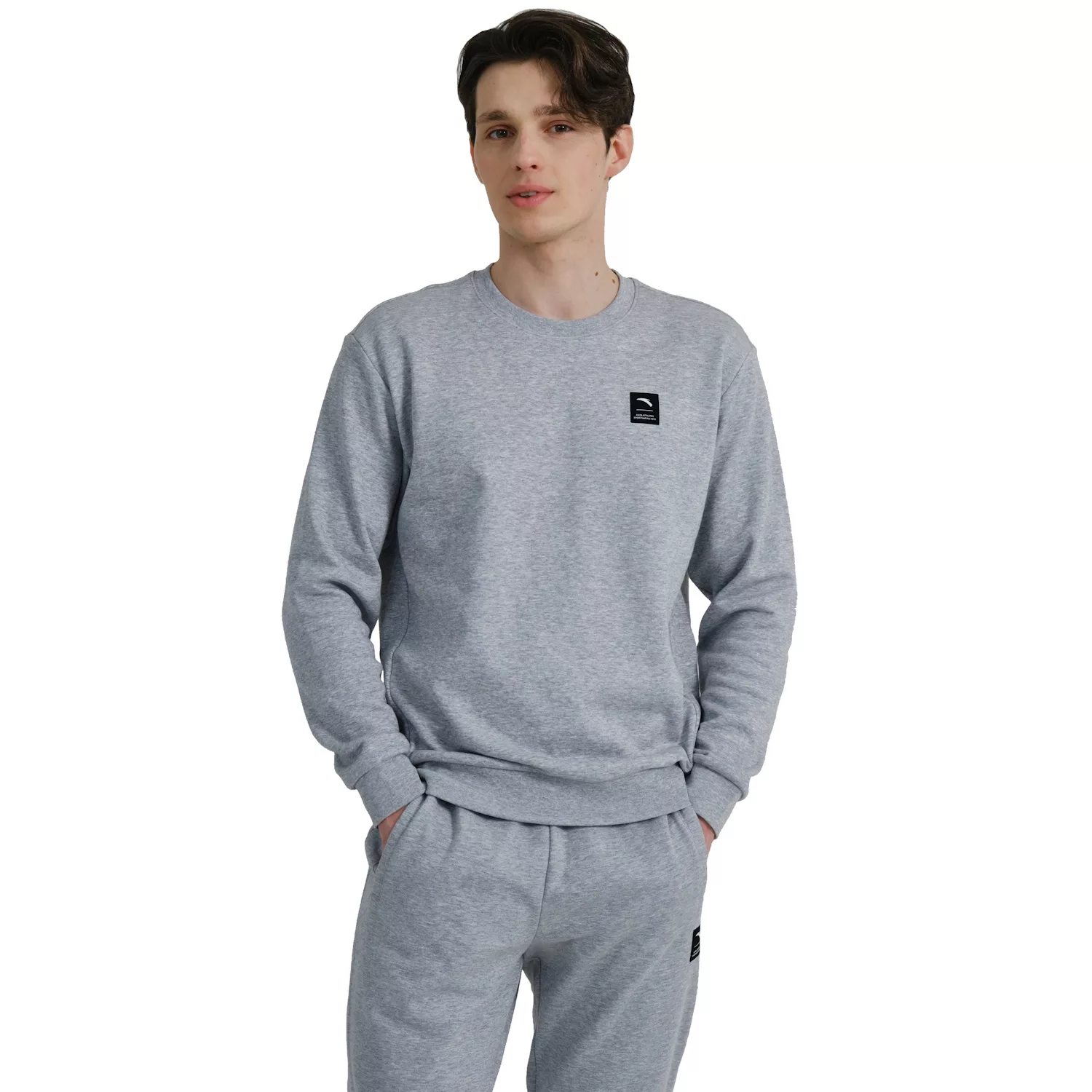 

Свитшот мужской Anta SW_852347715 серый M, SW_852347715