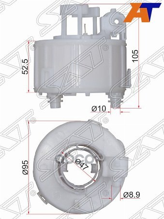 

Фильтр топливный погружной HYUNDAI SOLARIS 10-/IX35 10-/KIA RIO 10-/SORENTO 09-