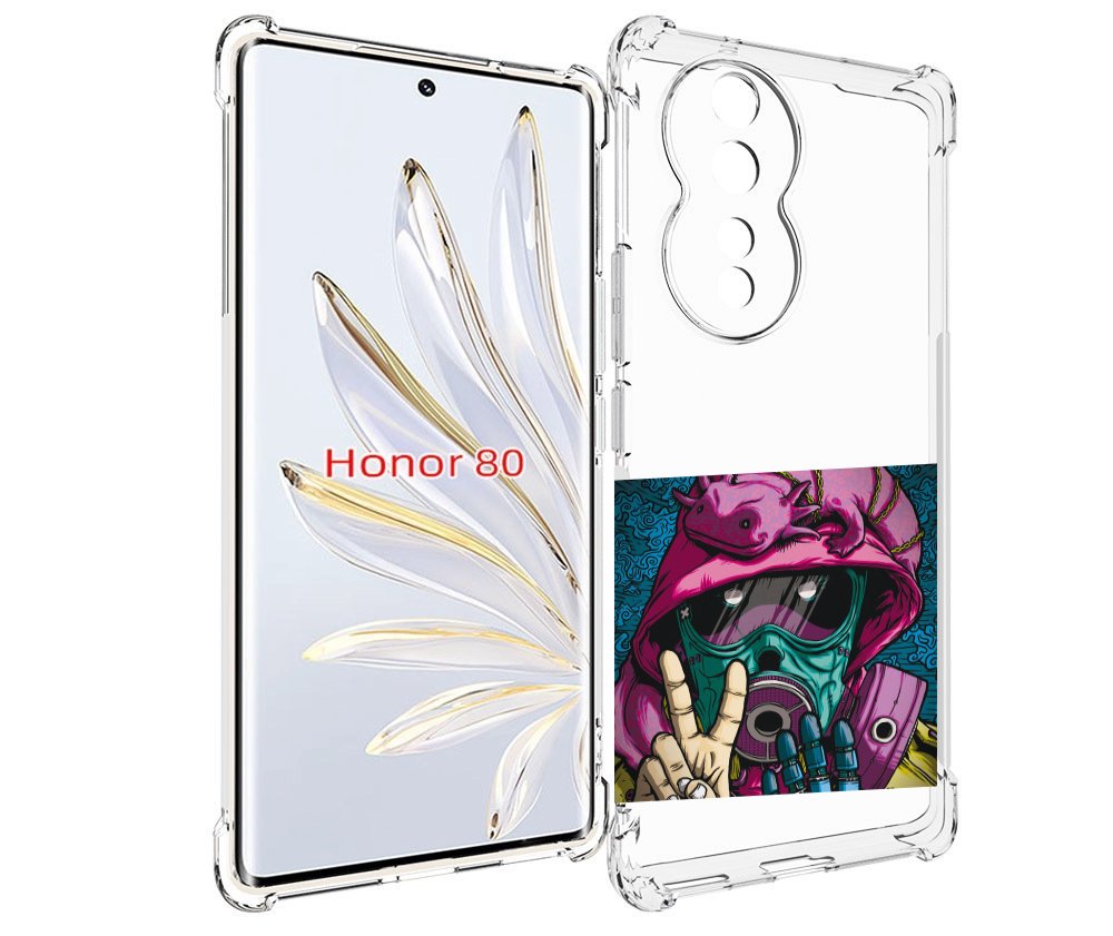 

Чехол MyPads Всем-мир для Honor 80, Прозрачный, Tocco