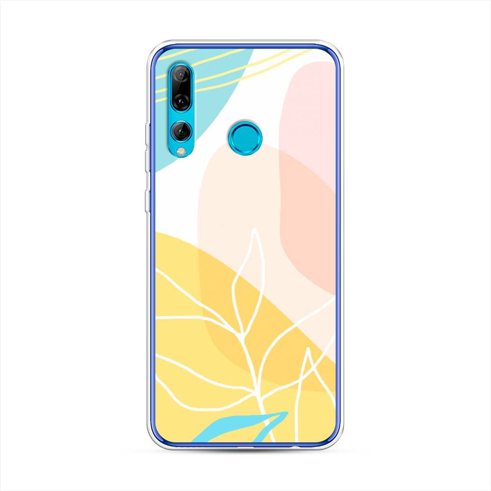 

Чехол Awog на Huawei P Smart Plus 2019 "Летнее настроение", Желтый;голубой;розовый, 69250-10