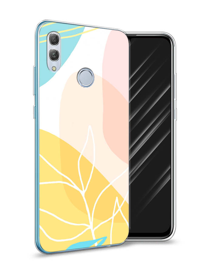 

Чехол Awog на Huawei P Smart 2019 "Летнее настроение", Желтый;голубой;розовый, 67250-10