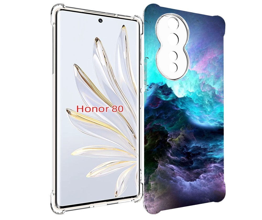 

Чехол MyPads Волна для Honor 80, Прозрачный, Tocco