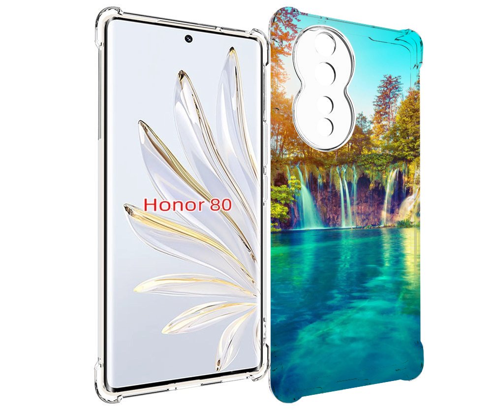 

Чехол MyPads Водапад-2 для Honor 80, Прозрачный, Tocco