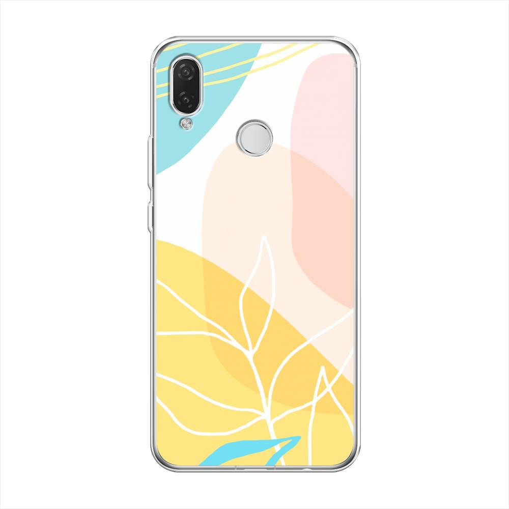 

Чехол Awog на Huawei Nova 3i "Летнее настроение", Желтый;голубой;розовый, 68350-10