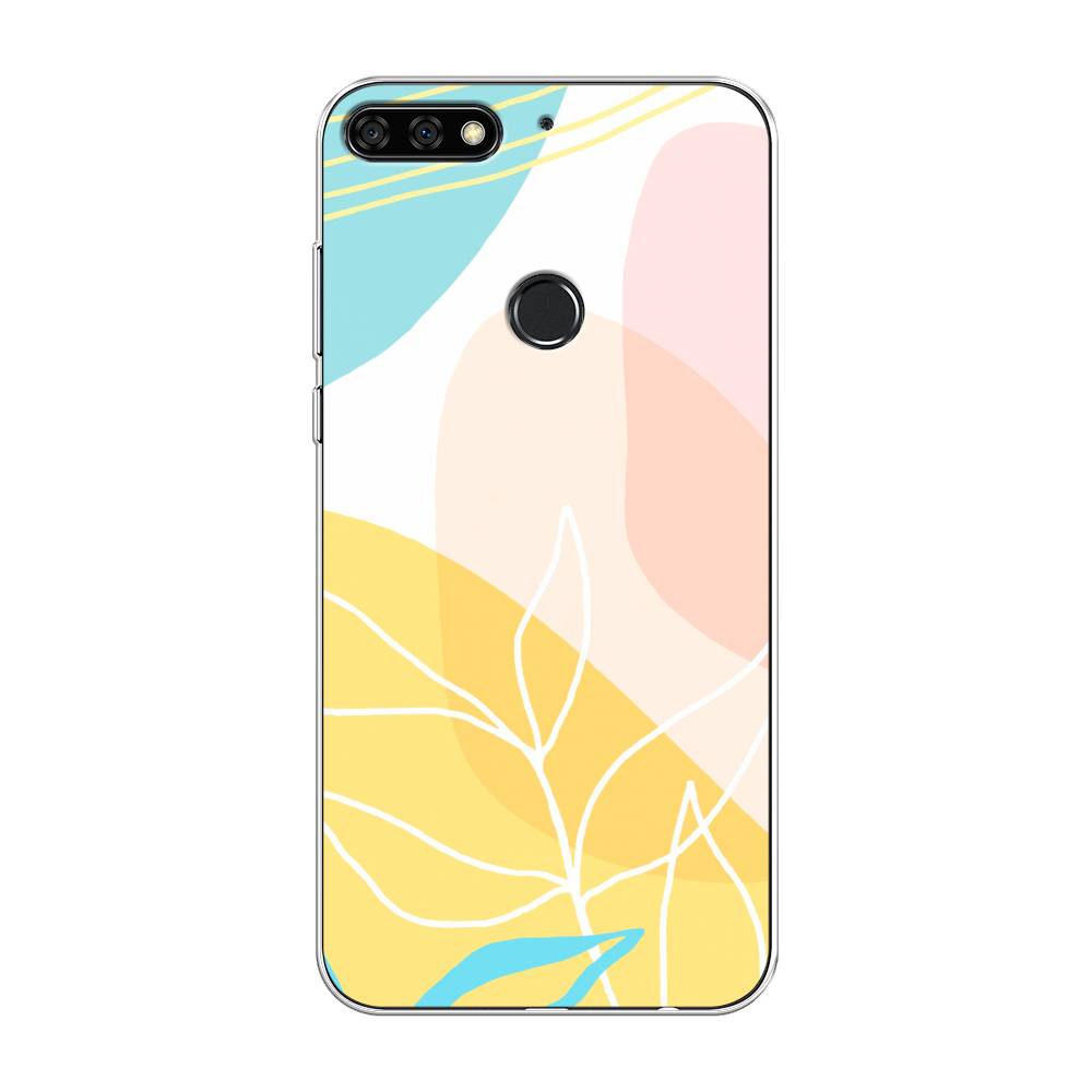

Чехол Awog на Huawei Nova 2 Lite "Летнее настроение", Желтый;голубой;розовый, 64650-10
