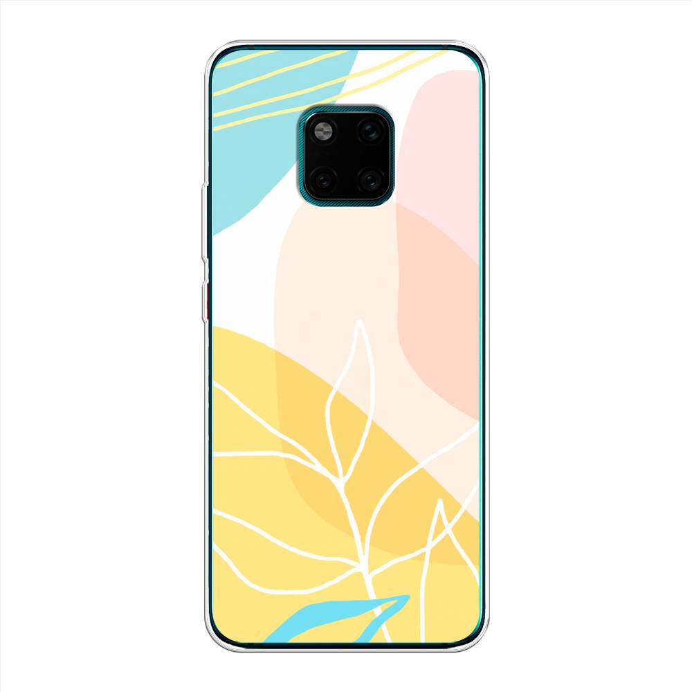 

Чехол Awog на Huawei Mate 20 Pro "Летнее настроение", Желтый;голубой;розовый, 67050-10