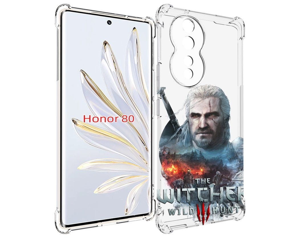 

Чехол MyPads Ведьмак для Honor 80, Прозрачный, Tocco