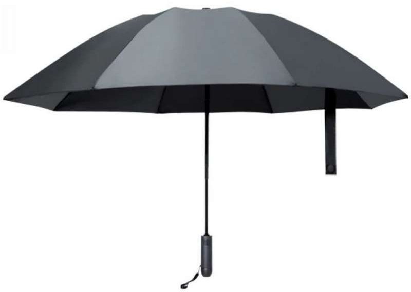 фото Полуавтоматический зонт с фонариком u'revo folding lighting led (черный 3176762) nobrend