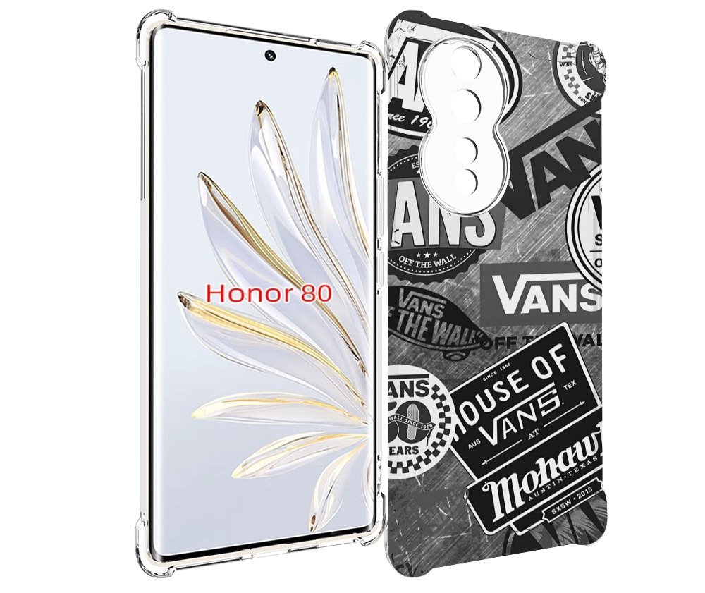 

Чехол MyPads Ванс-постер для Honor 80, Прозрачный, Tocco