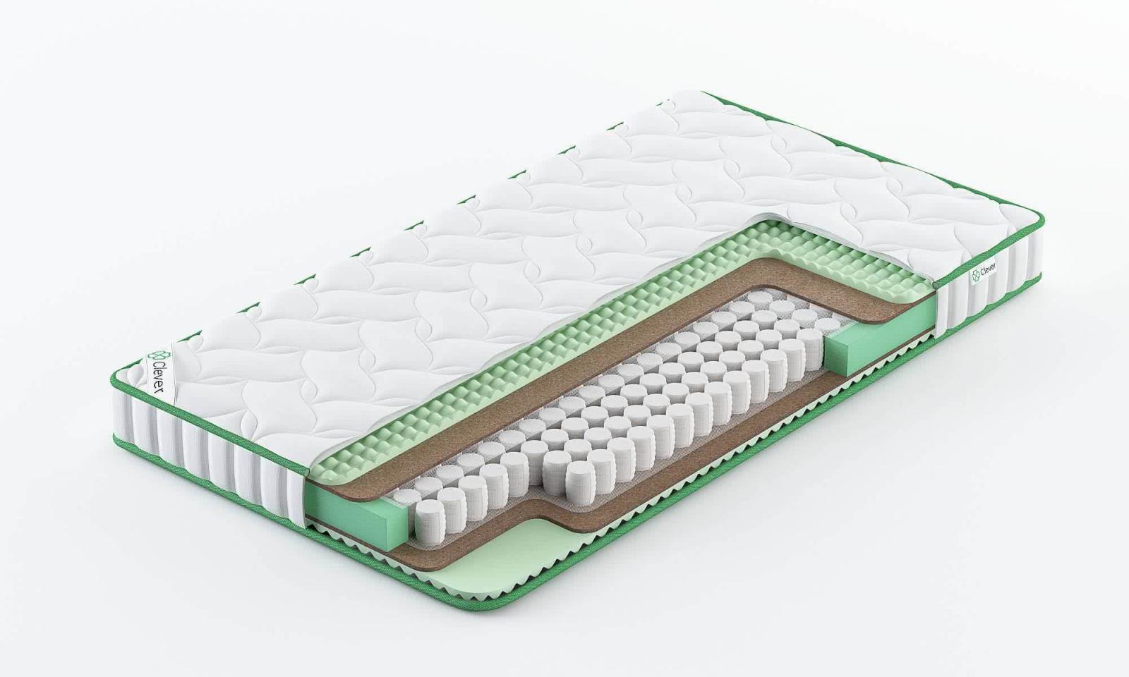 

Матрас Clever Wave Firm Slim 70x165, Белый, WAVE FIRM SLIM