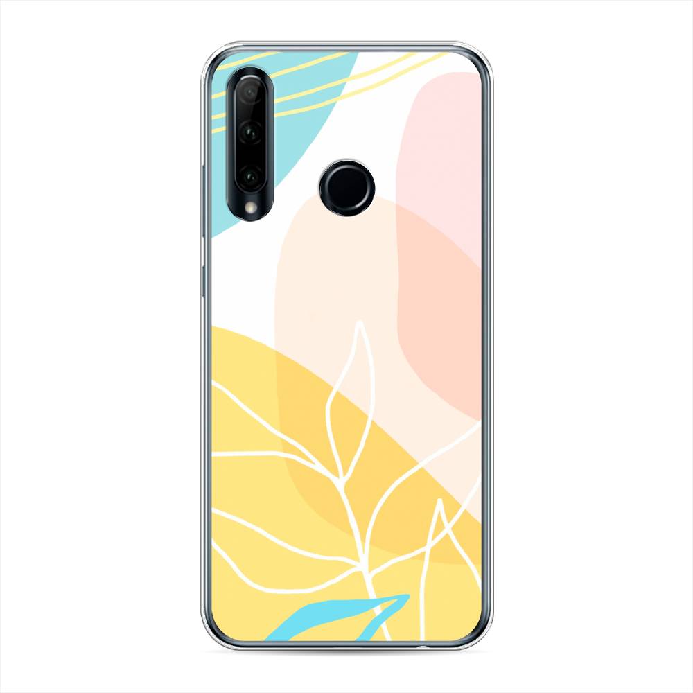 

Чехол Awog на Honor 10i "Летнее настроение", Желтый;голубой;розовый, 68850-10