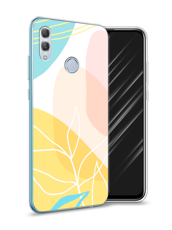 

Чехол Awog на Honor 10 Lite "Летнее настроение", Желтый;голубой;розовый, 67550-10