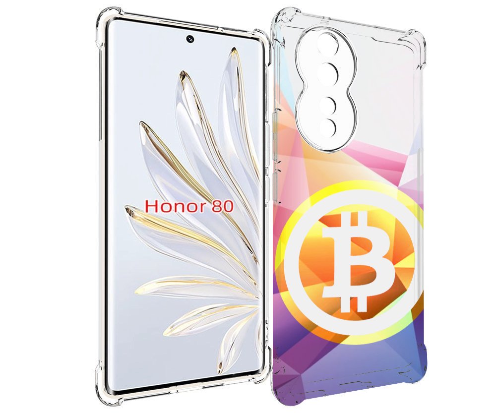 

Чехол MyPads Биткоин для Honor 80, Прозрачный, Tocco