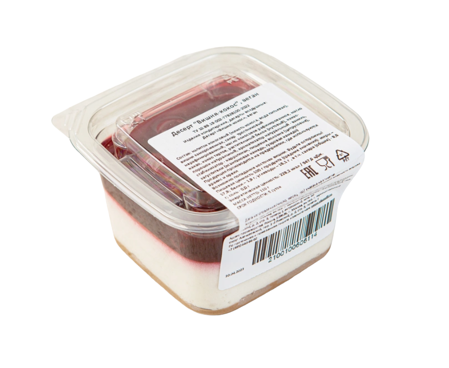 

Десерт ВкусВилл Вишня-кокос 110 г