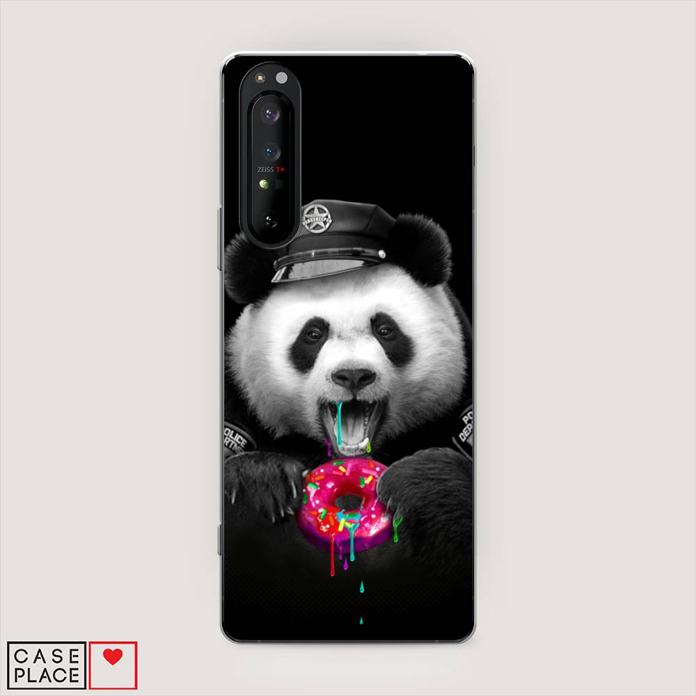 

Чехол Awog на Sony Xperia 1 II "Панда police", Разноцветный, 54550-2
