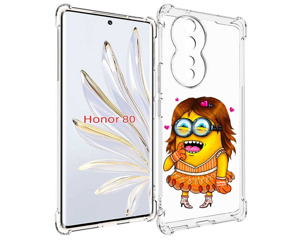 

Чехол MyPads Миньон девочка для Honor 80, Прозрачный, Tocco