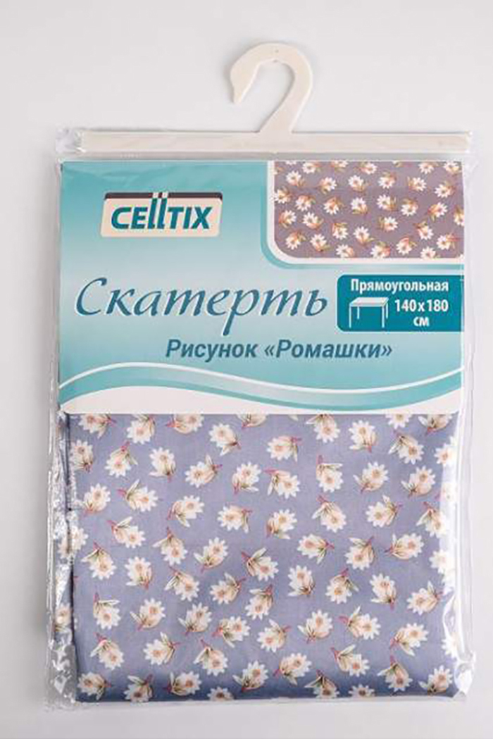 CELLTIX Скатерть 140х180см полиэстер, Ромашки арт. 757720