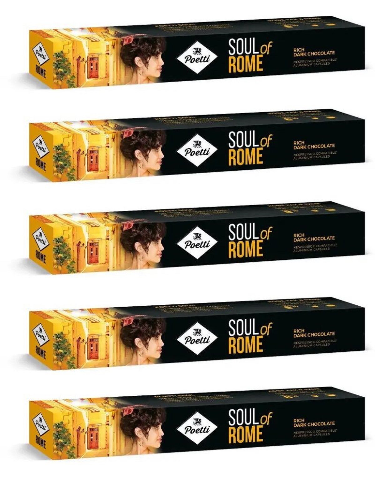 

Кофе в капсулах Poetti Soul of Rome, 50 капсул, poetti-romekaps50